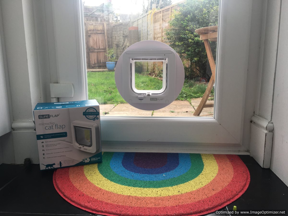 Sureflap microchip cat outlet flap installation